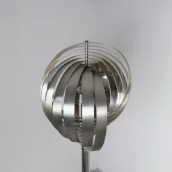 Online Pamono French Floor Lamp in Metal by Henri Mathieu, 1970s