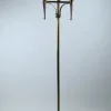 Online Pamono French Floor Lamp with Three Lights in Bronze and Brass, 1950s
