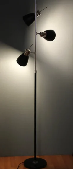 Hot Pamono French 3-Light Floor Lamp by Étienne Fermigier for Monix, 1960s