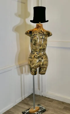 Discount Pamono French Mannequin Decoupage Floor Lamp, 1960s