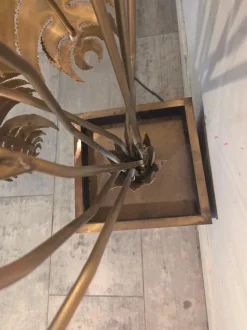 Discount Pamono French Monstera Floor Lamp from Maison Jansen, 1975