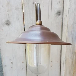 Pamono French Outdoor Copper Barn Light Lamp