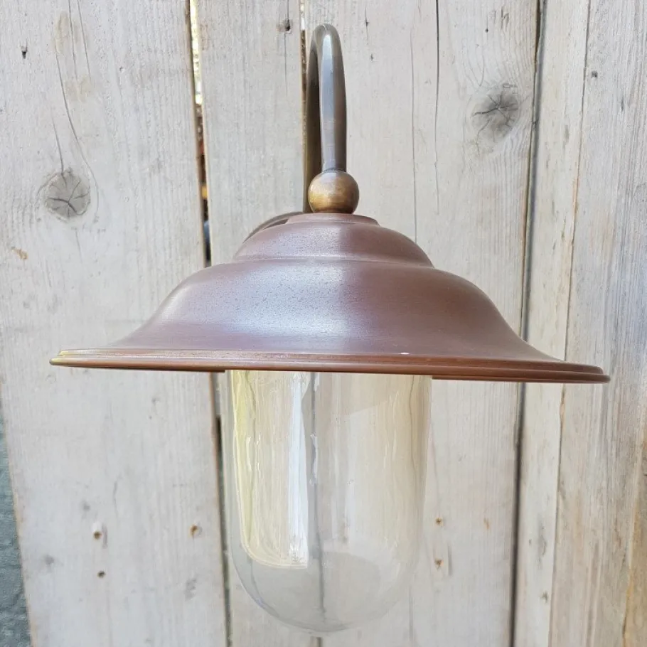 Pamono French Outdoor Copper Barn Light Lamp