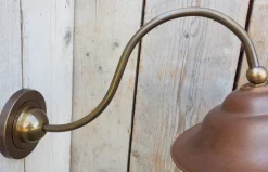 Pamono French Outdoor Copper Barn Light Lamp