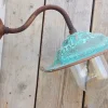 Best Pamono French Rusty Outdoor Copper Barn Lamp Light