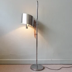 Best Pamono French Sculptural Ruban Floor Lamp by Jacques Charles for Maison Charles, 1960s