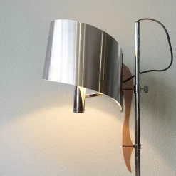 Best Pamono French Sculptural Ruban Floor Lamp by Jacques Charles for Maison Charles, 1960s