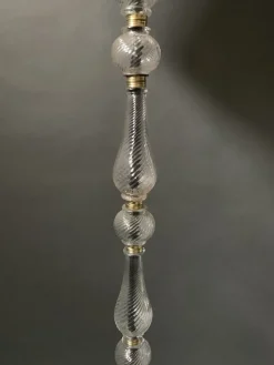 Best Pamono French Wrought Iron Floor Lamp, 1950s