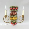 Best Pamono Fruit Wall Light, Palladio, Italy, 1960s