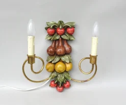 Best Pamono Fruit Wall Light, Palladio, Italy, 1960s
