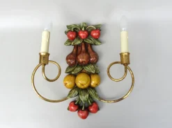 Best Pamono Fruit Wall Light, Palladio, Italy, 1960s