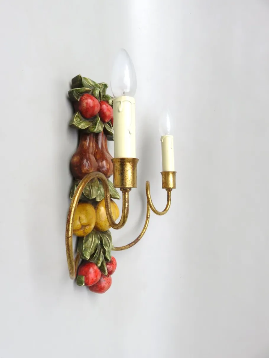 Best Pamono Fruit Wall Light, Palladio, Italy, 1960s