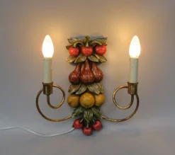 Best Pamono Fruit Wall Light, Palladio, Italy, 1960s