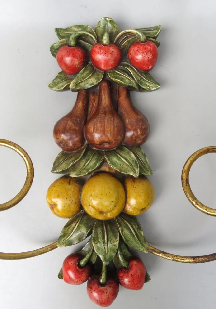 Best Pamono Fruit Wall Light, Palladio, Italy, 1960s