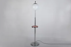 Hot Pamono Functionalist Bauhaus Chrome Adjustable Floor Lamp, 1930s