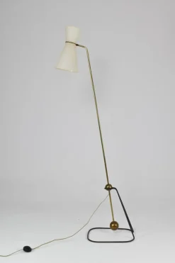 Best Pamono G2 Pendulum Floor Lamp attributed to Pierre Guariche for Disderot, France, 1950s