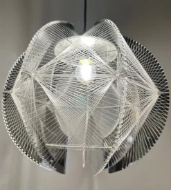 Clearance Pamono Geometric Pendant Lamps by Paul Secon for Sompex, 1970s, Set of 2