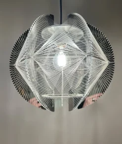 Clearance Pamono Geometric Pendant Lamps by Paul Secon for Sompex, 1970s, Set of 2