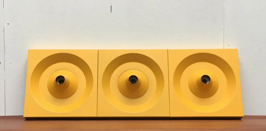 Best Pamono German Metal Wall or Ceiling Lamp by Klaus Hempel for Kaiser Leuchten, 1970s