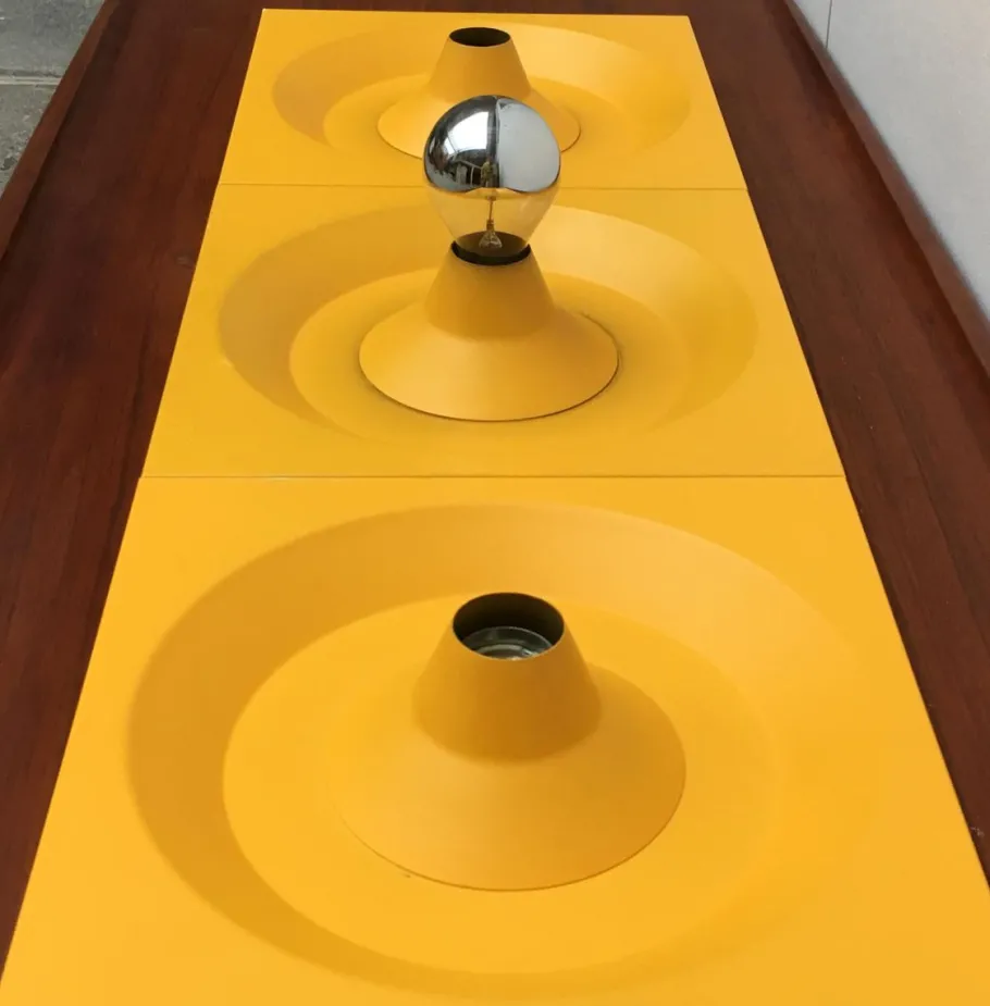 Best Pamono German Metal Wall or Ceiling Lamp by Klaus Hempel for Kaiser Leuchten, 1970s