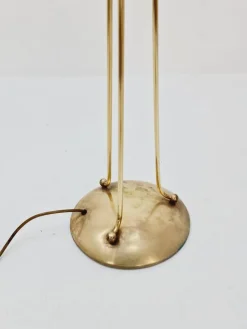 Outlet Pamono German Modern Three Flex Arms Brass Floor Lamp, 1950s