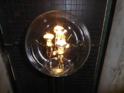 Online Pamono Glass & Chrome Globe Floor Lamp