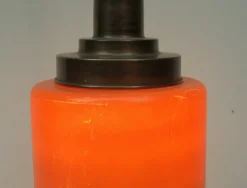 Best Pamono Glass and Copper Pendant Light from Philips, 1930s