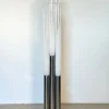 Discount Pamono Glass and Steel Floor Lamp from Mazzega, 1970s