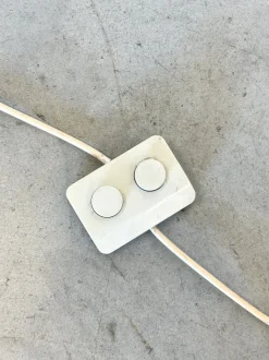 Discount Pamono Glass and Steel Floor Lamp from Mazzega, 1970s