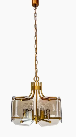 Clearance Pamono Glass Chandelier Baum-Tree of Life by Luigi Colani for Sische, 1970s