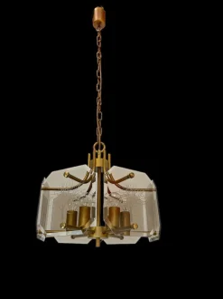 Clearance Pamono Glass Chandelier Baum-Tree of Life by Luigi Colani for Sische, 1970s