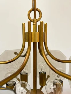 Clearance Pamono Glass Chandelier Baum-Tree of Life by Luigi Colani for Sische, 1970s