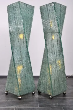 Pamono Glass Floor Lamp