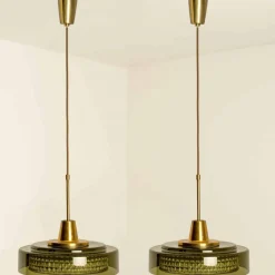 Best Pamono Glass Pendants by Carl Fagerlund for Orrefors, 1960s, Set of 2