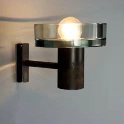Best Pamono Glass Wall Lamp, 1960s