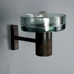 Best Pamono Glass Wall Lamp, 1960s