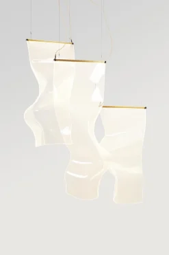 Clearance Pamono Golden Gweilo Zhou V PE Pendant Lamp by Parachilna