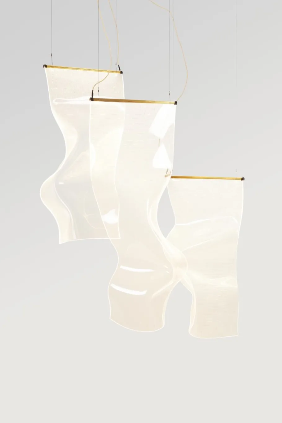 Clearance Pamono Golden Gweilo Zhou V PE Pendant Lamp by Parachilna