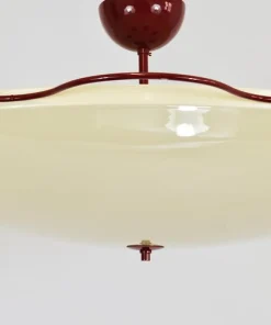 New Pamono Grand Mid-Century Flush Mount Uplight Ceiling Lamp from Filmcasino Vienna, 1950s