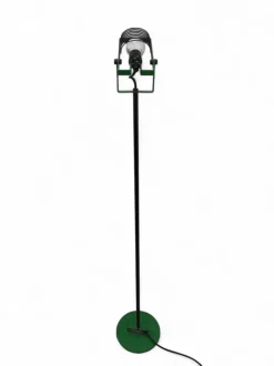 Pamono Green Metal Floor Lamp by Ernesto Gismondi for Artemide, 1970s