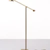 New Pamono Halogen Bronze Floor Lamp by Egon Hillebrand, Germany, 1980s