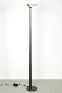 Pamono Halogen Floor Lamp in Metal