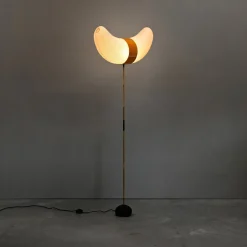 New Pamono Hand-Crafted Model BB3-33s Akari Light Sculpture by Isamu Noguchi for Ozeki, Japan