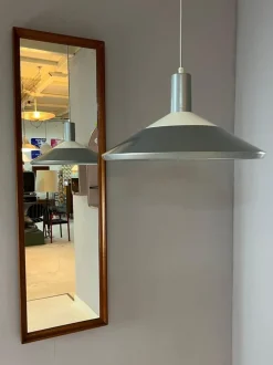 Best Pamono Hanging Lamp Model 118564 in Gray White by Louis Poulsen