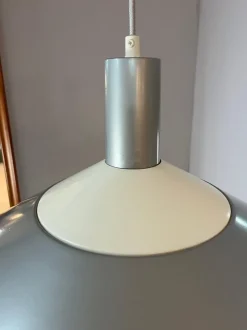 Best Pamono Hanging Lamp Model 118564 in Gray White by Louis Poulsen