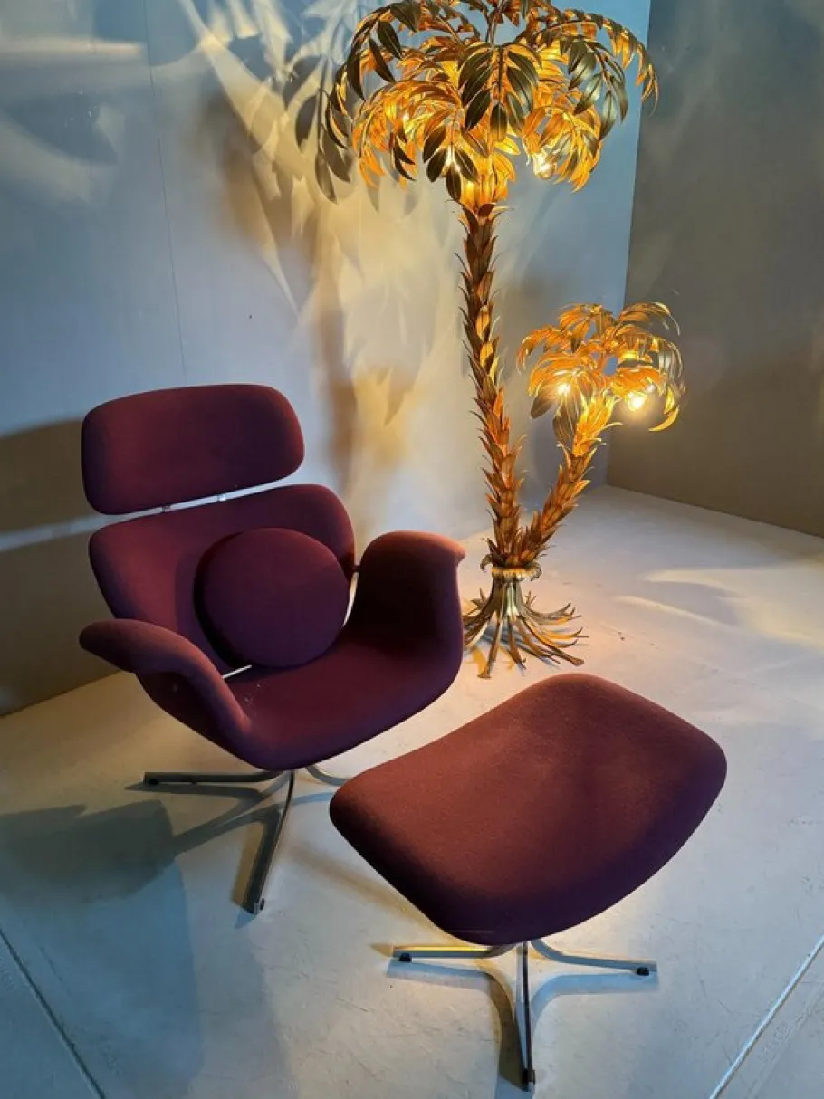 Outlet Pamono Hans Kögl Two Trunk Palm Tree Floor Lamp 1970s Germany