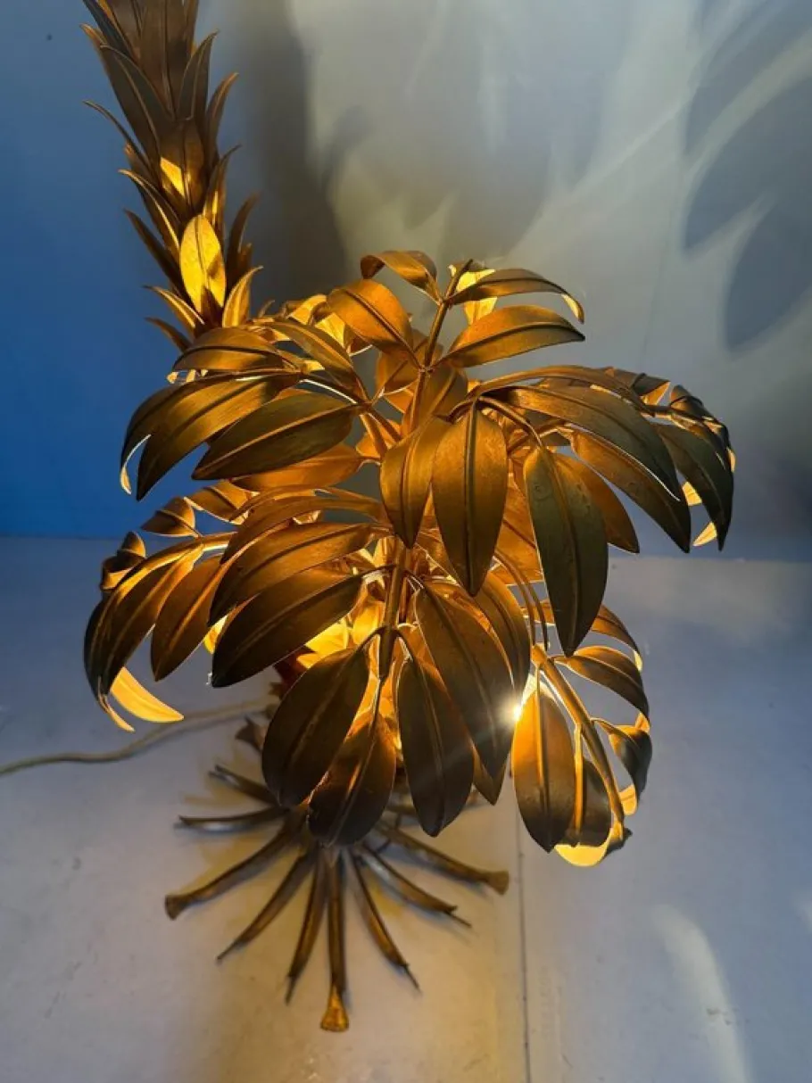 Outlet Pamono Hans Kögl Two Trunk Palm Tree Floor Lamp 1970s Germany