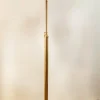 Hot Pamono Height-Adjustable and Extendable Floor Lamp with Gold Lampshade