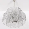 Best Pamono Ice Glass Chandelier by J. T. Kalmar
