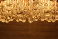 Best Pamono Ice Glass Chandelier by J. T. Kalmar